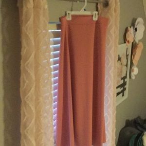 Mauve maxi skirt